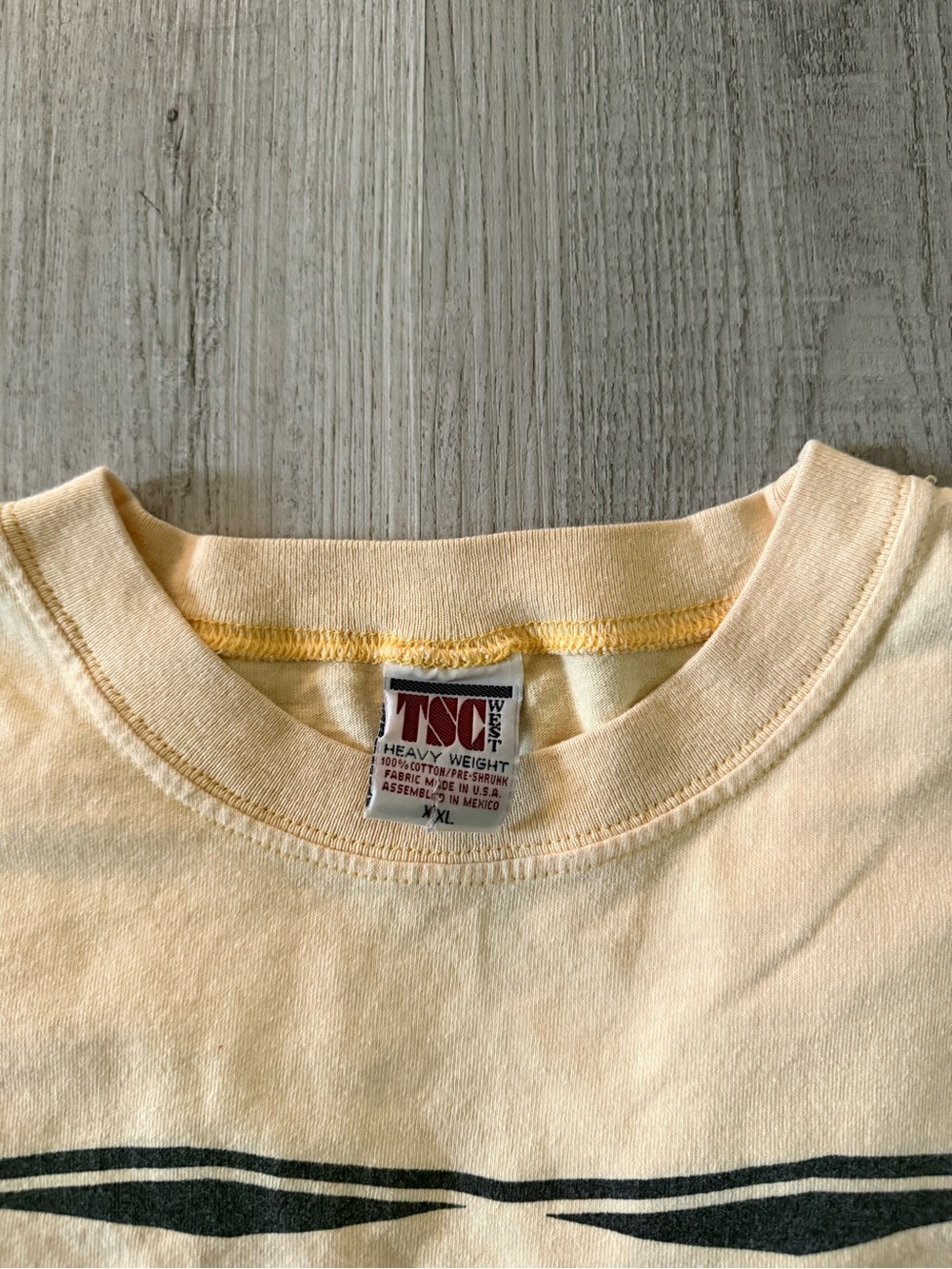 Vintage 90s SISTERS Black history Graphic Crewneck Tee - Cream - Picture 4 of 4